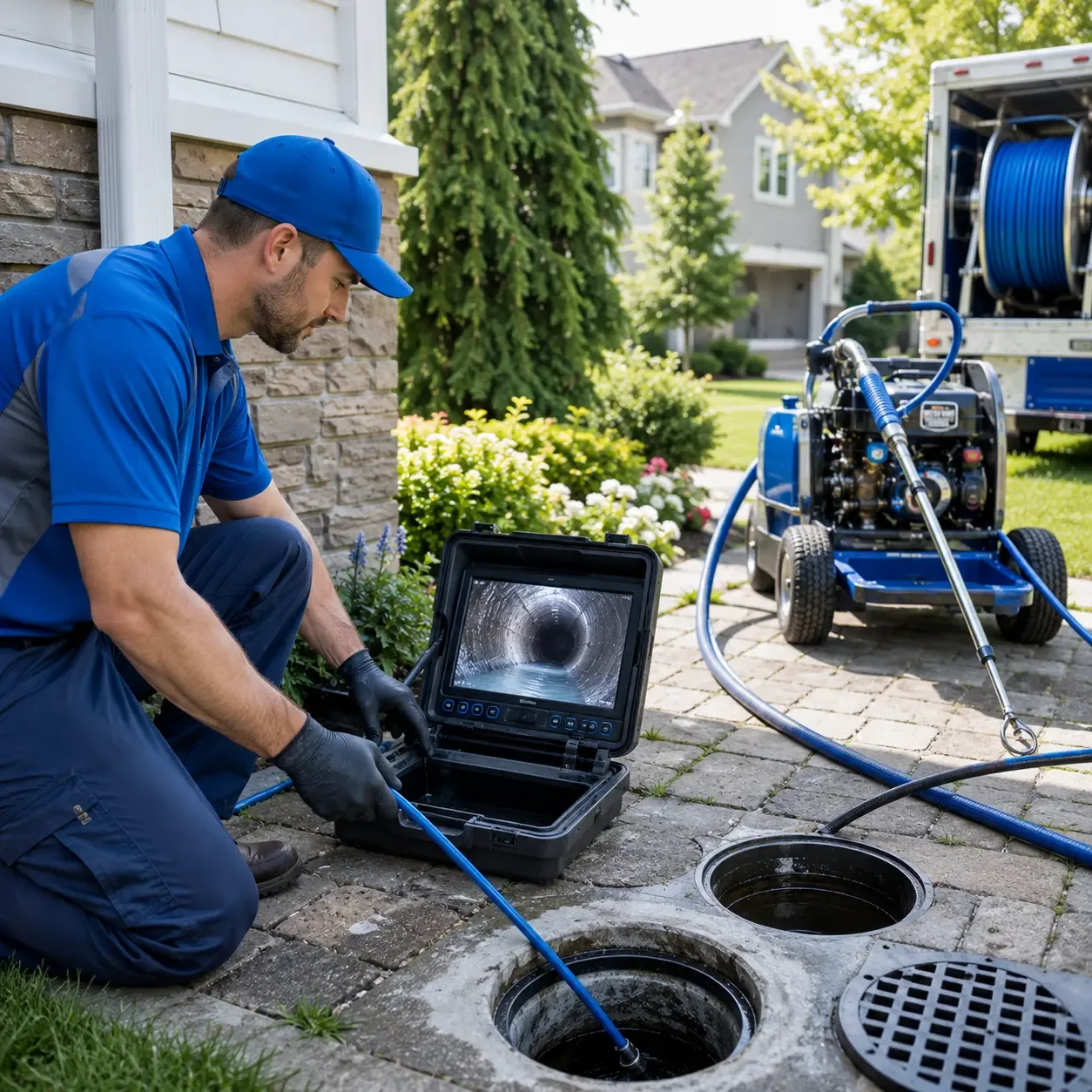 Outdoor drain cleaning professionals serving Arnoldsville, GA